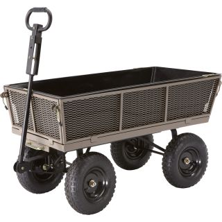 Gorilla Carts Dump Cart — 1200-Lb. Capacity, 5 Cu. Ft., Model# NTEMP14  Yard Carts   Wheelbarrows