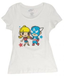 Tokidoki Lets Dance Captain America Tee Shirt Women (X Large)