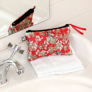 bird in blossom flat purse by emily burningham