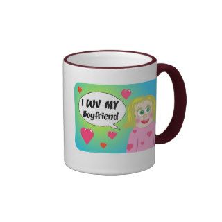 I Luv My Boyfriend Coffee Mug