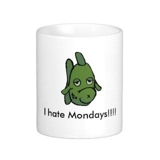 I hate Mondays Fish Mug