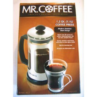Mr. Coffee 1.2 Quart Coffee Press French Presses Kitchen & Dining