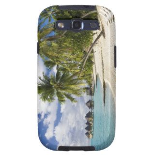 Huts at Matira Beach, Bora Bora Island Samsung Galaxy S3 Cases