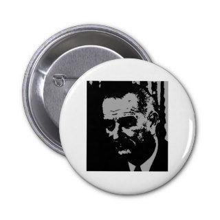 Lyndon B. Johnson silhouette Button