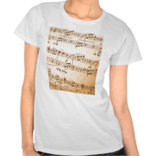 Sheet Music Template Create Your Own Custom Gifts T shirts
