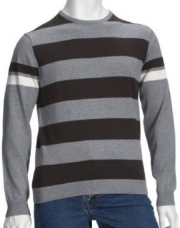 ESPRIT Sweater, Urban, C Neck, striped I30305 Herren Pullover, Gr. 54, (XL), Braun (208 ) Bekleidung