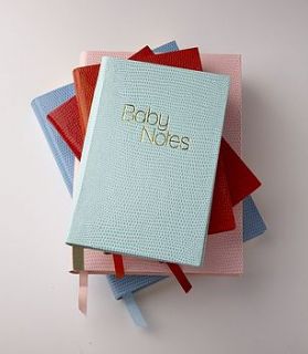 'baby notes' notebook by sloane stationery