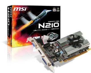 MSI Nvidia GeForce N210 MD1G/D3 Grafikkarte Full Computer & Zubehr