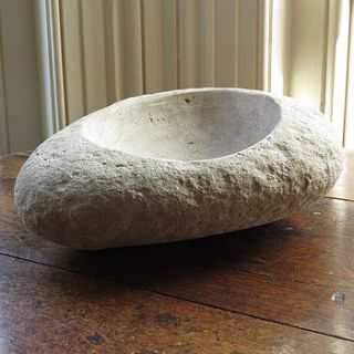 portland stone bowl by junior geo