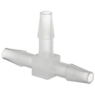 Value Plastics T60 6 Natural Polypropylene Tube Fitting, Classic Series Barbed Tee, 1/4" (6.4 mm) Tube ID (Pack of 25)