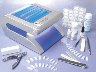 Nagelstudio Dream Nails professionell, 215 tlg, 4 x UV Lampen Drogerie & Körperpflege