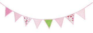 pink bunting by mini u (kids accessories) ltd