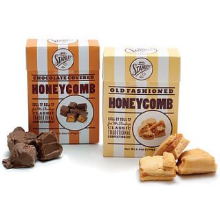 honeycomb lovers double pack of gift boxes by mr stanley's confectionery