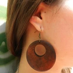Wood Hoop Earrings (China) Earrings