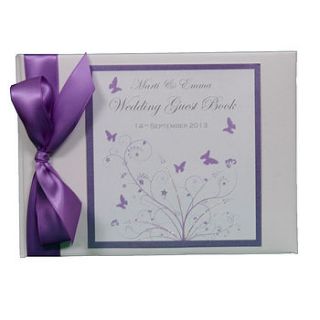personalised whisper wedding guest book by dreams to reality design ltd