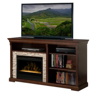 Dimplex Edgewood 65 TV Stand with Electric Ember Bed Fireplace