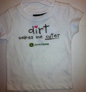 John Deere Baby "Dirt Makes Me Cuter" 18 Mo.  Infant And Toddler Apparel  Baby