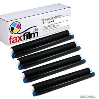 FAXFILM 4 x kompatibler TTR ersetzt Panasonic KX FA52X Elektronik