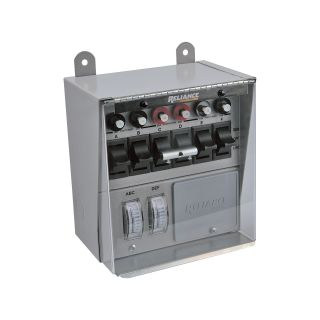 Reliance Transfer Switch Clear Cover — For 6-Circuit Switches Item#s 100002 and 100022, Model# CK6  Generator Transfer Switches