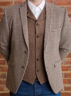 men's grey check overcoat by louie thomas menswear