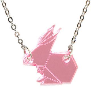 charmaine rabbit necklace by go jewellery