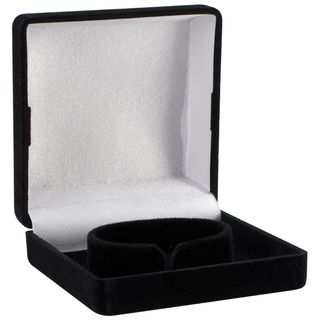 Darice Black Faux Leather Necklace Box Darice Jewelry Findings