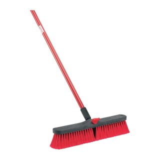 Libman 18in. Multi-Surface Push Broom, Model# 804  Brooms, Brushes   Squeegees