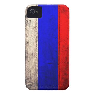 Old Wooden Russian Flag iPhone 4 Case