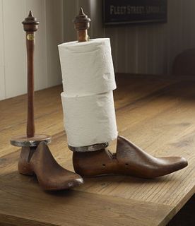 shoe last kitchen roll holder by the original home store