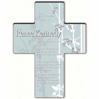 JDS Personalized Gift Faith and Flowers Cross   Confirmation