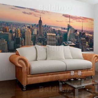 Wand Bilder Panels XXL & Top Deko Tapete & Panorama + New York + Vlies Fototapete 227x100 1101 10 Küche & Haushalt