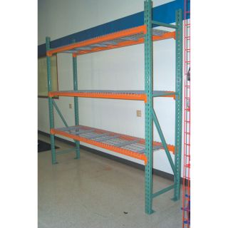 AK Industrial Rack Frame — 42in.D x 96in.H, Model# AK-F14-42096000GV  Warehouse Style Shelving