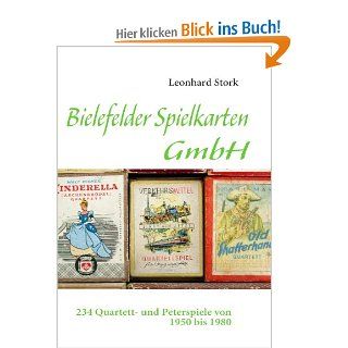 Bielefelder Spielkarten GmbH 234 Quartett  und Peterspiele von 1950 bis 1980 Leonhard Stork Bücher