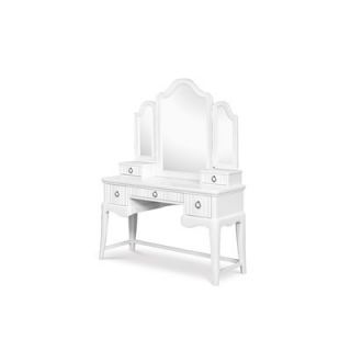 Magnussen Furniture Gabrielle Writing Desk with Vanity Mirror