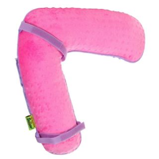 Kalencom Seat Belt Snoozer in Pink / Lilac Minky