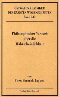 Philosophischer Versuch ber die Wahrscheinlichkeit R von Mises, Pierre S de Laplace Bücher