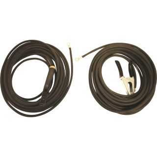 Hobart 2-Gauge Premium Welding Cables — 2-Pc. Set for Welder/Generators, Model# 195195  Welding Cable Kits   Reels