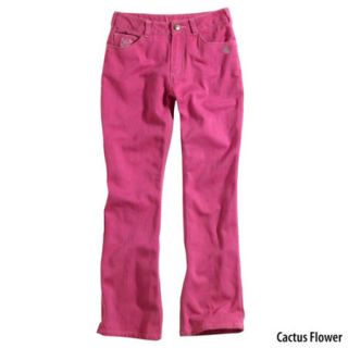 Carhartt Girls Pink 5 Pocket Denim Jean 615923