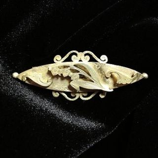vintage sterling silver hallmarked brooch by iamia