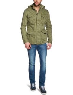 Hilfiger Denim Herren Jacke Slim Fit Povato jacket / 1957818933, Gr. 52 (XL), Grn (363 Green Olive) Bekleidung