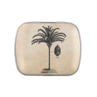Vintage Retro Tropical Palm Tree   Palms Template Candy Tins