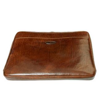 leather laptop case by maxwell scott leather goods