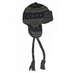 Muk Luks Men's Sweater Vest Knit Button Top Trapper Hat Muk Luks Men's Hats