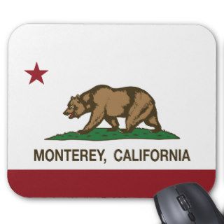California State Flag Monterey Mouse Pads