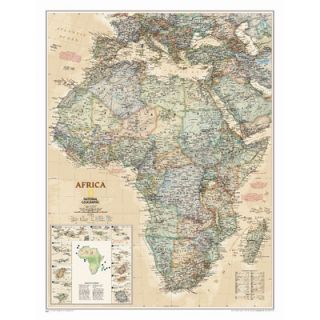 National Geographic Maps Africa Executive Wall Map