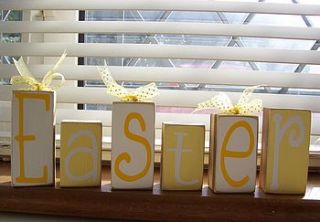 easter handmade decorative blocks by bobby loves rosie