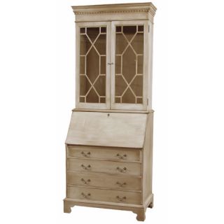 Painted Drawer Secretary with Laptop Pigeonholes & Hutch