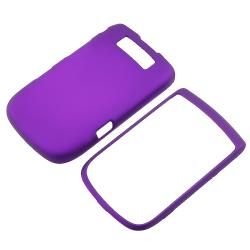 BasAcc Purple Snap on Rubber Coated Case for Blackberry Torch 9800 BasAcc Cases & Holders