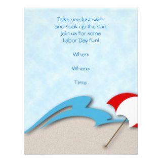 Blue Waves, Warm Sand, and a Beach Umbrella Invites