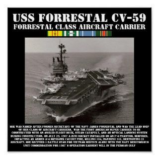 USS Forrestal CV 59 Print